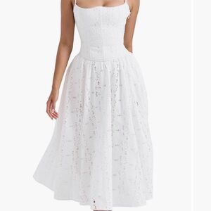 House of CB Francine Cotton Eyelet Skirt size M